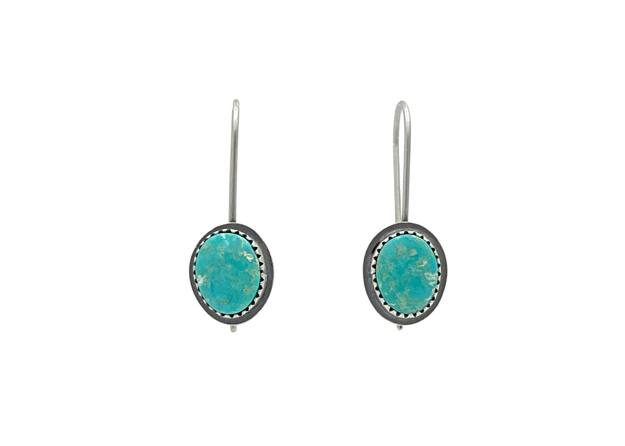 Small turquoise clearance drop earrings