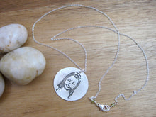 Personalized Recycled Silver Custom Photo Necklace